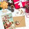 40 Pack Vintage Christmas Cards Santa Christmas Tree Snowman Greeting Cards with Stickers Envelopes Retro Xmas Blank Note Cards for Christmas Winter Holiday Party Supplies, 4 x 6 Inch